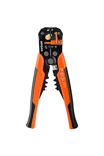 amXea Wire Stripping and Crimping Pliers Orange-Black, 0.2-6.0 mm² stripping, 0.5-6.0 mm² crimping