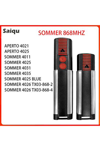 Choice SOMMER 868MHZ Gate Remote Control 4020 4021 4025 4011 4031 4026 TX03-868-2 TX03-868-4 Garage Door...