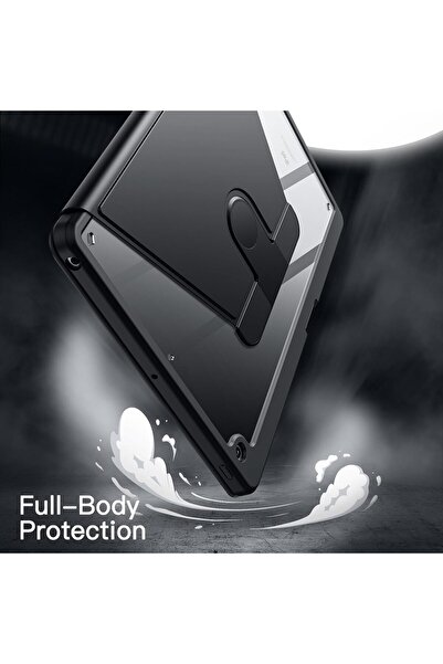 JETech حافظة دوارة 360 درجة لجهاز iPad 9/8/7 (10.2 بوصة، 2021/2020/2019) مع حامل قلم رصاص - أسود