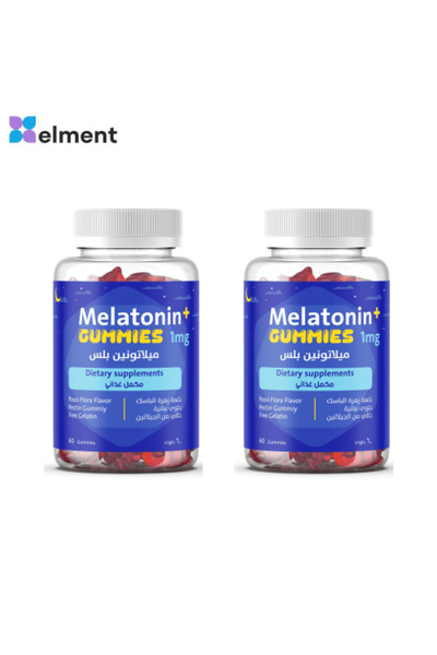 elemnt 1+1 Offer Melatonin Plus Gummies for Sleep, 60 Pieces (Candy)