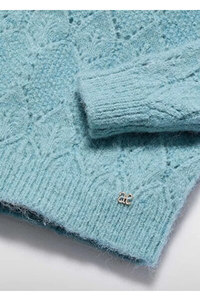 Abel & Lula Mayoral Abel&Lula Baby Girl Lace-Like Knit Knitted Sweater