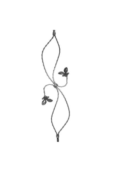 METALDESIGN Panou decorativ din fier forjat 800x200 mm, PN 015, realizat din ...