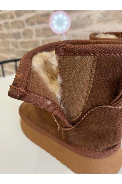 ROSE SHOES KİDS Fur-Lined, Side-Velcroed, Light Sole Children's Boots