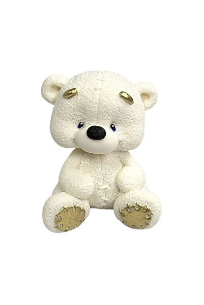 Ingrediente Dulci 2G Impex – Decorațiune comestibila – Figurină – Ursuleț cu lăbuțe aurii #14168 – 1buc.