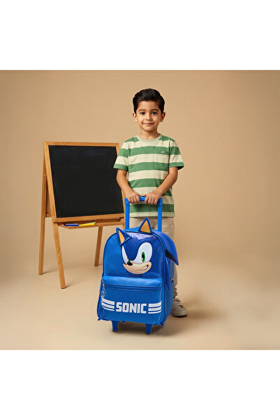 Sonic CPLG Trolley Bag for Boys 2-5 Years with Water Resistant Fabric