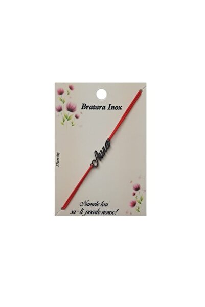 Cadouridiversity Brățară cu nume Aura, oțel inoxidabil