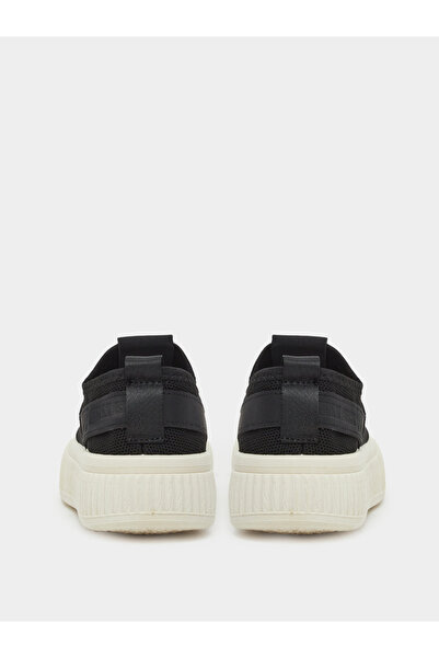 Take Two By Styli Boys Black Canvas Thick Sole Casual Shoes