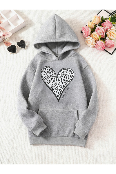 Take Two By Styli Graphic Printed Pocket Detail Hoodie