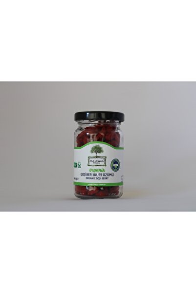 Organik Sertifikalı Goji Beri Kurusu Glütensiz Vegan 50g Orhangazi/Bursa Cam Kavanoz