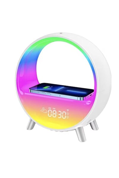OEM Wireless Charger with Speaker and Night Light, App Control, 15W, White