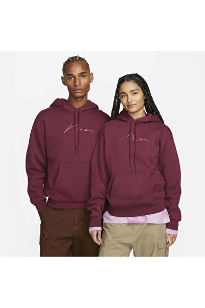 Nike SB Fleece Skate Hoodie Bordo Erkek Sweatshirt