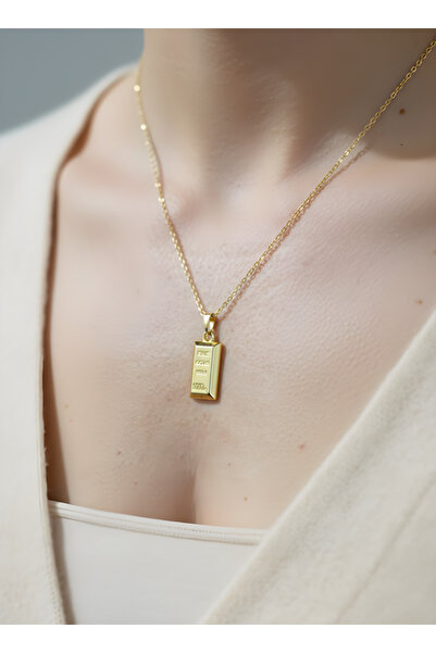 TURBİJ Külçe Altın Kolye