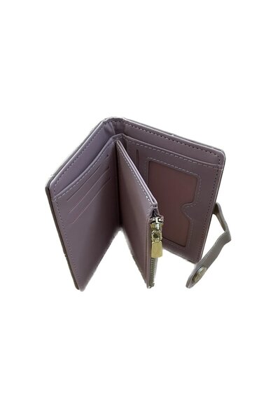 Cadouridiversity - Women's wallet, faux leather, grey, 12 cm x 9 cm, R35-02B