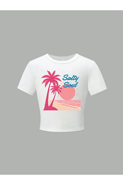 Take Two By Styli Teens Graphic T-Shirt and Cargo Pants Set