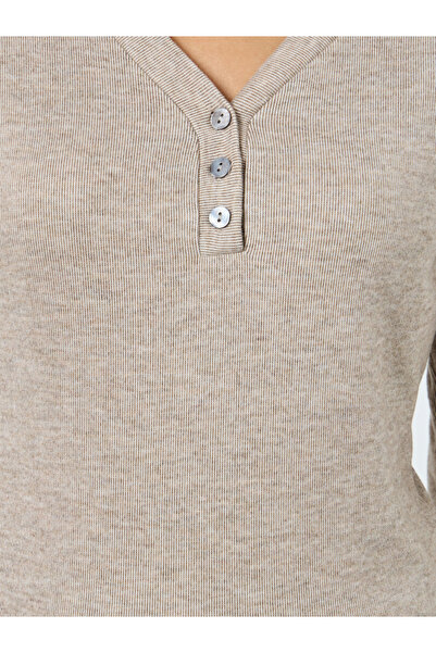 Styli Supersoft Rib Placket Top and Placket Pyjama Set