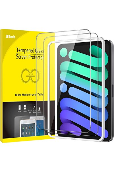 JETech Tempered Glass Screen Protector for iPad mini (A17 Pro 2024 / Mini 6 2021) - Easy-Install Fra