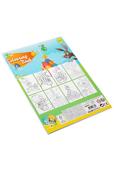 Gift Design Coloring Book – 64 Easter-themed pages, bunnies and decorative eggs