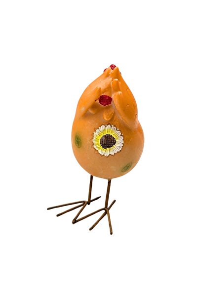 H&S collection Decorațiune de Paște, model cu pui, 11,5x5x10 cm, portocaliu