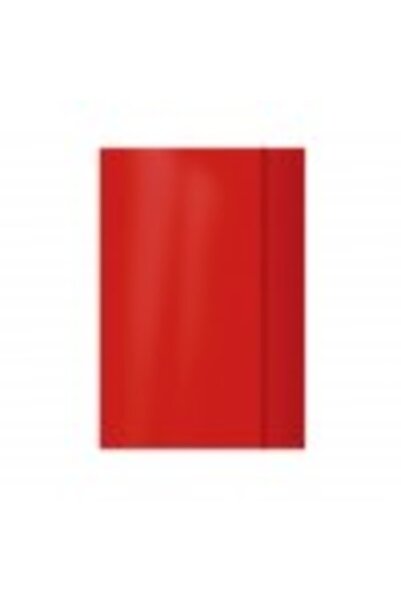 Colorarte Colorarte cardboard folder, laminated, with elastic, A4, red