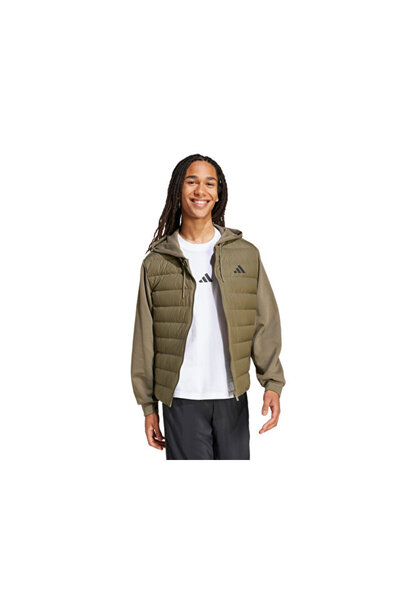 adidas Ess Ld Hyb Hd J Men's Outdoor Jacket Ka5253 Khaki