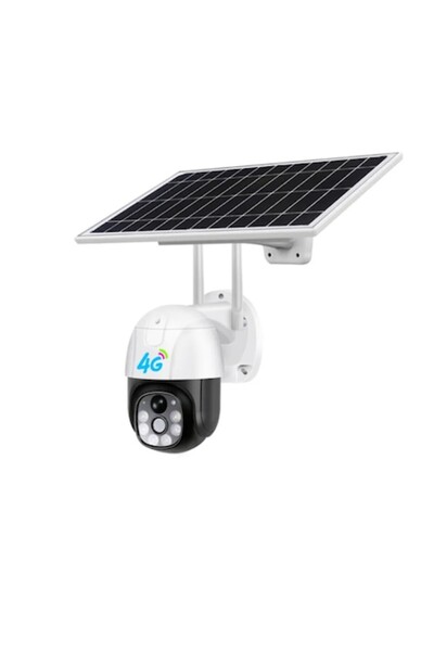 OEM Outdoor 4G SIM Surveillance Camera with Solar Panel, PTZ, Motion Sensor, 3MP HD, Speaker & Mic