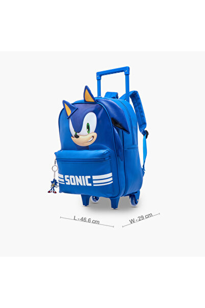 Sonic CPLG Trolley Bag for Boys 2-5 Years with Water Resistant Fabric