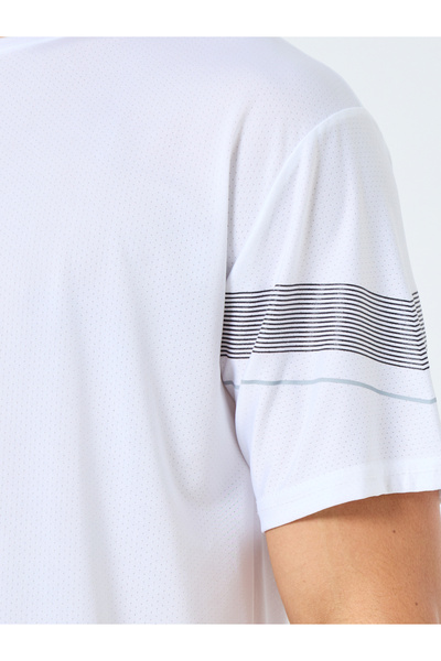 Styli Regular Fit Crew Neck Athleisure T-Shirt