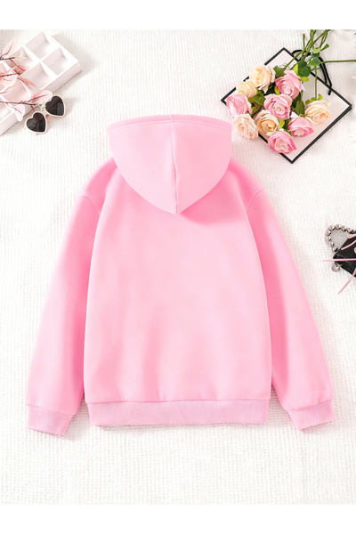 Take Two By Styli Graphic Printed Pocket Detail Hoodie