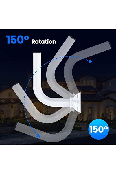 Jectse J-shaped Wall-Mount Bridge / Outdoor Antenna Pole for CPE Point-to-Point (Waterproof)
