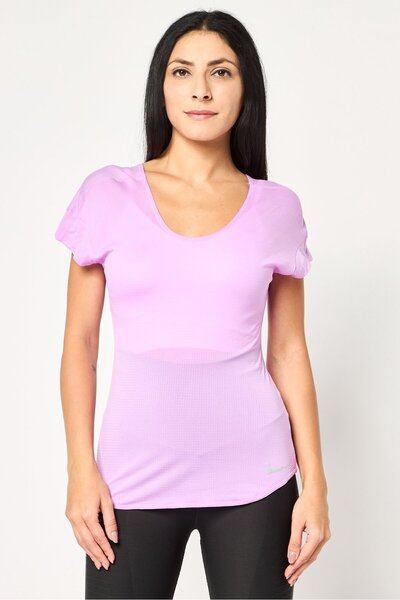 Nike Women Sportswear Fit Cap Sleeve Running Top, Light Purple