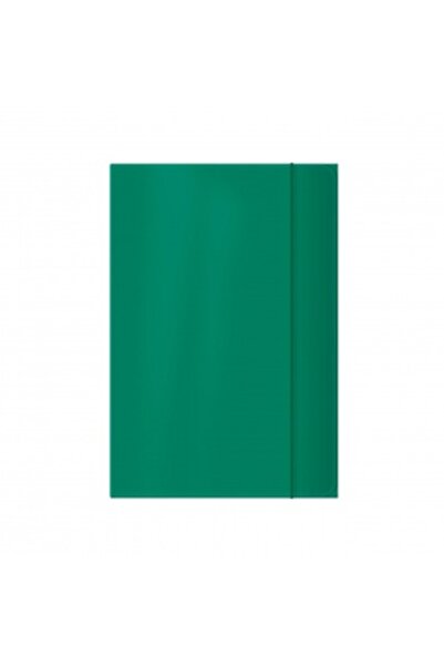 Colorarte laminated cardboard folder with elastic, A4, green