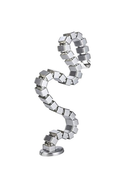 QMOBILI Țeavă Argintie - Profil vertical de ascundere a cablurilor cu bază, 120 cm