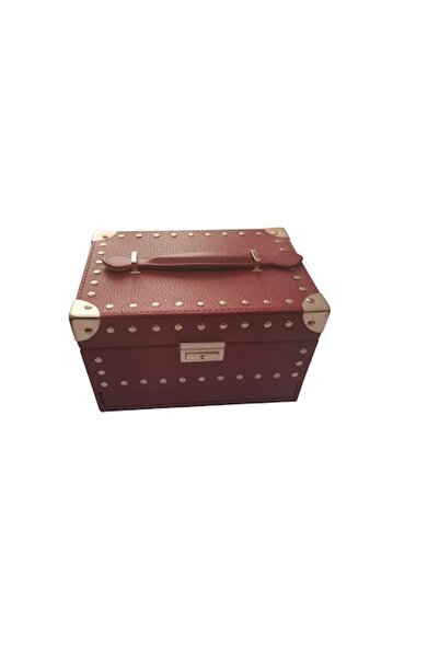 Cadouridiversity - -leather Jewelry Box, Red, 22 x 16 cm (R14-15)