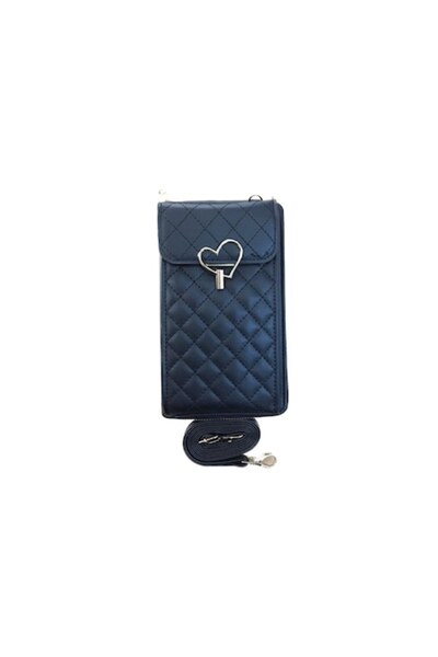 Cadouridiversity Women's wallet, faux leather, strap, black, 19 cm x 11 cm, R35-19B