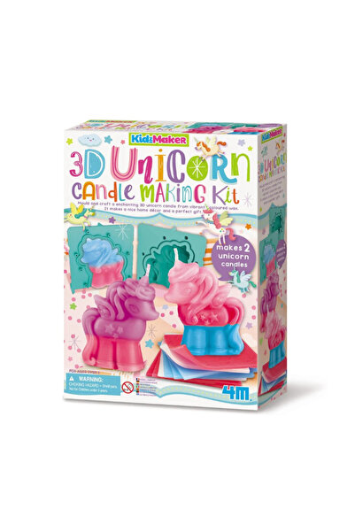 4M Creative Kit – Create 3D Unicorn Candles KidzMaker