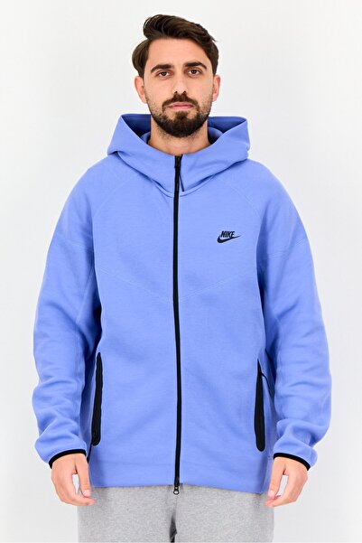 Nike Men Sportswear Fit Long Sleeve Outdoor Hoodie, Blue