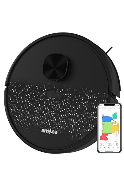 amXea G6 Robot Vacuum Cleaner Black-Grey