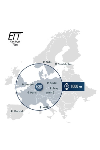 ETT Eco Tech Time Mens Watch Ett EGT-11720-22M, Quartz, 45mm, 10ATM
