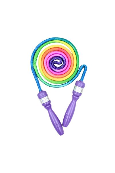 LG Imports Jump rope, purple, Rainbow, 2 m