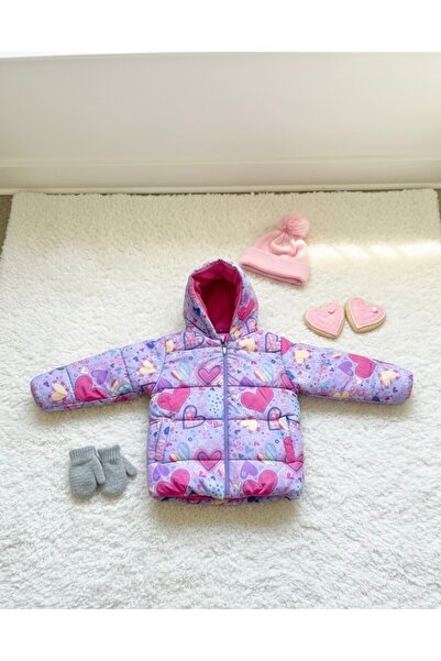 asyagiyimavm25 Asissa Minik Kalplerin Vazgeçilmezi: Kapüşonlu Şişme Mont!