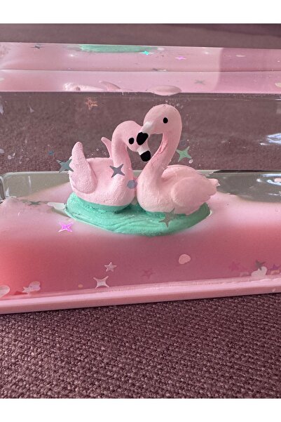 aysequlce batmayan flamingo dekoratif süs araba süsü batmayan gemi