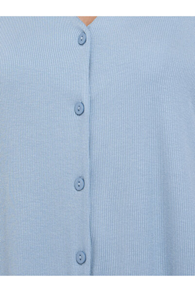 Styli Supersoft Viscose Open Collar Buttoned Shirt and Pyjama Set