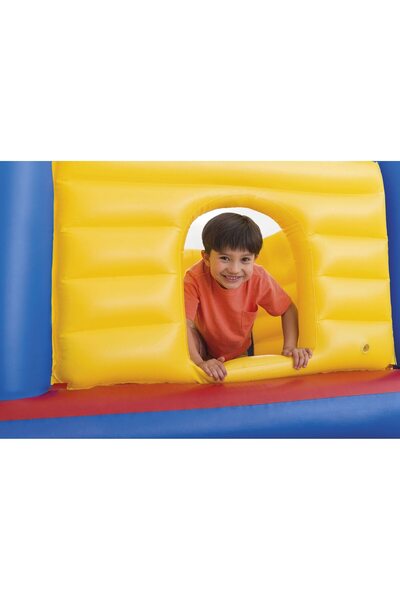 MACVI ® Inflatable Kids Play Area, Castle Bouncer, 175x175x135 cm, Safe & Fun