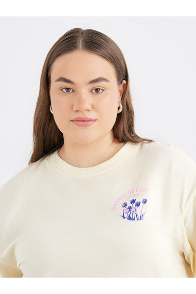 Styli Plus Size Oversized T-Shirt with Exaggerated Sleeves