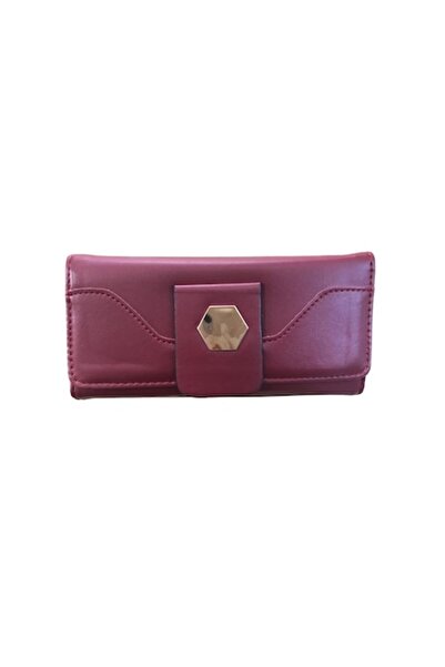 Cadouridiversity Women's wallet, faux leather, bow, red, 19 cm x 9 cm