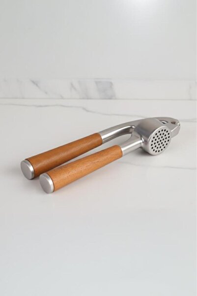 Atbyhome Mien Prateg Garlic Crusher with Acacia Handle