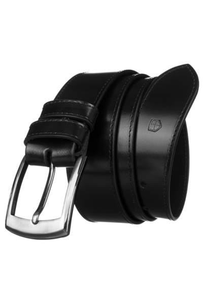 Other Curea din piele pentru bărbați PTN PM-24-95-SPL-6929 Negru