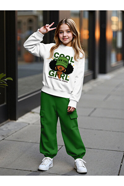Take Two By Styli Teens Cool Graphic Sweatshirt and Joggers Set