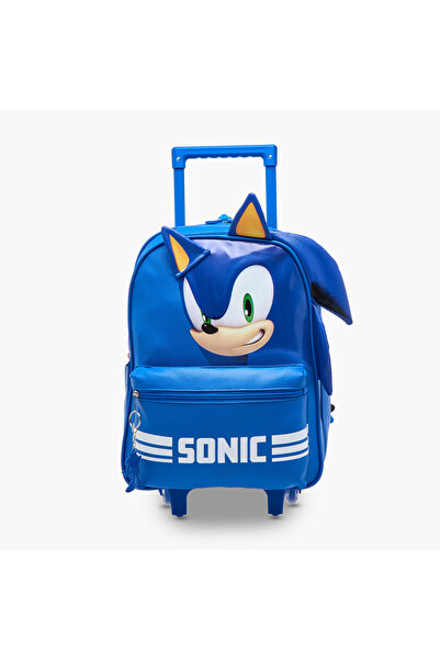 Sonic CPLG Trolley Bag for Boys 2-5 Years with Water Resistant Fabric