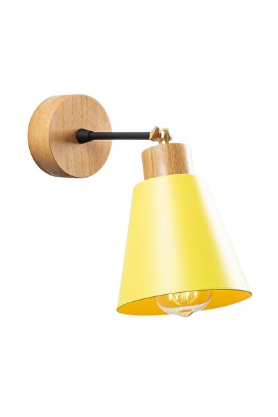 MOİRA Konikkem Movable Headboard Metal Plated Single Articulated Natural Wood...